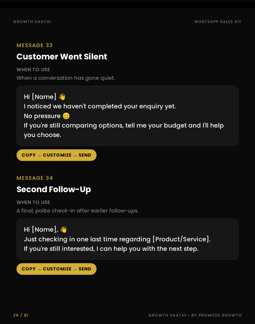Growth Saathi — WhatsApp Sales Kit