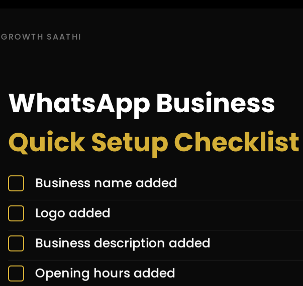 Growth Saathi — WhatsApp Sales Kit